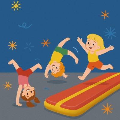 Акробатика для детей 4-6 лет.