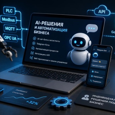Разработка AI-решений и автоматизации для бизнеса под ключ