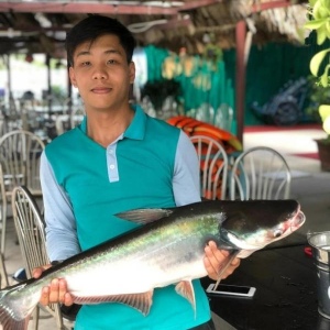 Рыбалка на озере в Нячанге