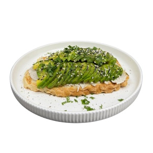 Жареный хлеб с ореховым сыром