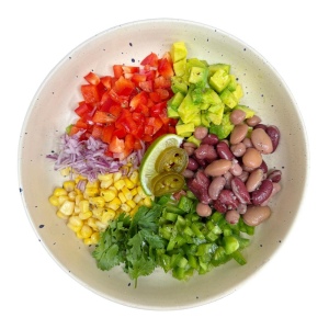 Мексиканская салатная тарелка