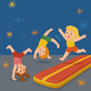 Акробатика для детей 4-5 лет. Младшая группа