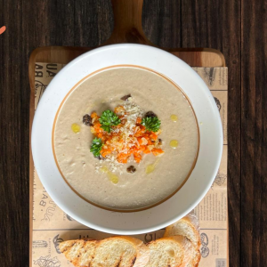 Сливочный грибной суп