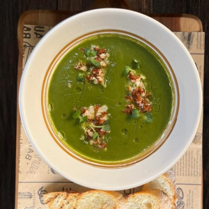 Крем-суп из шпината