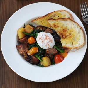 Грудинка и хэш